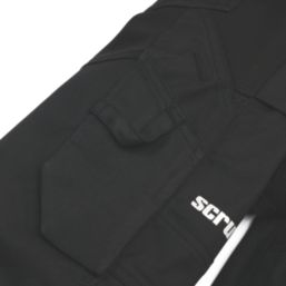 Scruffs Trade Flex Womens Stretch Holster Work Trousers Black Size 14 30" L