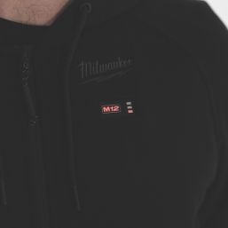 Milwaukee M12 HHBL4-0 12V Li-Ion RedLithium Heated Hoodie Black 2X Large 46" Chest - Bare