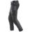 Snickers 6241 Stretch Trousers Grey/Black 35" W 32" L