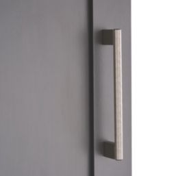 Elite Knobs & Handles Kensington Knurled D Handle Brushed Nickel 169mm