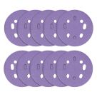Trend  AB/125/40Z 40 Grit 8-Hole Punched Multi-Material Sanding Discs 125mm 10 Pack