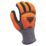 MCR Safety IP1052NS Impact & Cut Protection Gloves Black/Orange Medium