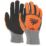 MCR Safety IP1052NS Impact & Cut Protection Gloves Black/Orange Medium