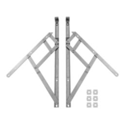 Smith & Locke  Friction Stay Window Hinges Top-Hung 400mm 2 Pack
