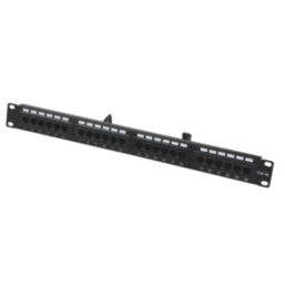 Philex Cat 5e 1U 24 Port Patch Panel 4 1/2"