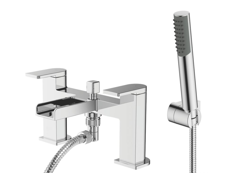 Niagara Waterfall DeckMounted Bath/Shower Mixer Tap Chrome Screwfix