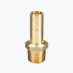 Hep2O  Brass Push-Fit Adapting Male Coupler 15mm x 1/2"