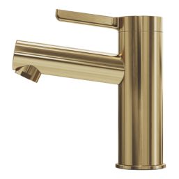 Swirl Bonda Brass 136mm Standard Lever Mono Basin Mixer Tap  With Clicker Waste
