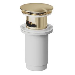 Swirl Bonda Brass 136mm Standard Lever Mono Basin Mixer Tap  With Clicker Waste