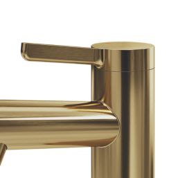 Swirl Bonda Brass 136mm Standard Lever Mono Basin Mixer Tap  With Clicker Waste