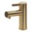 Swirl Bonda Brass 136mm Standard Lever Mono Basin Mixer Tap  With Clicker Waste