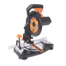 Evolution R210CMS 210mm  Electric Single-Bevel  Multi material Compound Mitre Saw 110V