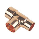Flomasta  Copper End Feed Reducing Tee 28mm x 22mm x 28mm