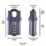 Squire  Water-Resistant Closed Shackle Combination  Padlock Blue 60mm