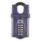 Squire  Water-Resistant Closed Shackle Combination  Padlock Blue 60mm
