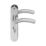Cooke & Lewis Bourne Fire Rated WC Lever on Backplate Handle Pair Polished Chrome