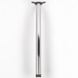 Hafele Table Leg Polished Chrome-Plated 870mm