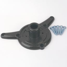 Hafele Table Leg Polished Chrome-Plated 870mm