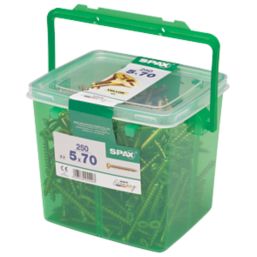 Spax  PZ Countersunk Self Drilling Woodscrews 5mm x 70mm 250 Pack