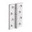 Satin Chrome  Double Phosphor Bronze Washered Butt Hinges 101mm x 67mm 2 Pack