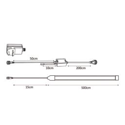 LAP  5m LED Strip Light 19W 2200lm
