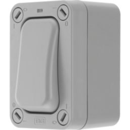 British General  IP66 20A 1-Gang 2-Way Weatherproof Outdoor Switch with Neon