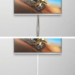 D-Line PVC White Mini Trunking 30mm x 15mm x 2m