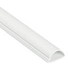 D-Line PVC White Mini Trunking 30mm x 15mm x 2m