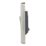 Hager Sollysta WRPS16BSB 10A 1-Gang Intermediate Switch Brushed Steel with Black Inserts