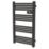 Flomasta 980mm x 545mm 1705BTU Black Flat Electric Towel Radiator