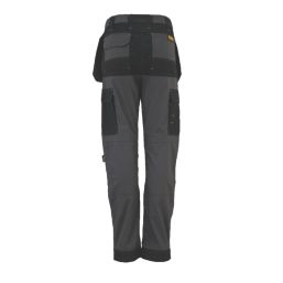 DeWalt Roseville Womens Work Trousers Grey/Black Size 10 29 L