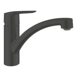 Grohe QuickFix Start  Low Spout Kitchen Tap Matt Black