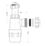 Viva Adjustable 32mm Basin or Bidet Magna 1¼" Telescopic Bottle Trap