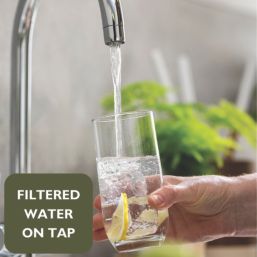 Abode Puria 3-Way Deck Mounted Filter Tap Chrome