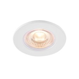 Saxby CosmosEco V3 Fixed  Fire Rated LED Recessed Downlights White 6W 500lm 6 Pack