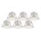 Saxby CosmosEco V3 Fixed  Fire Rated LED Recessed Downlights White 6W 500lm 6 Pack