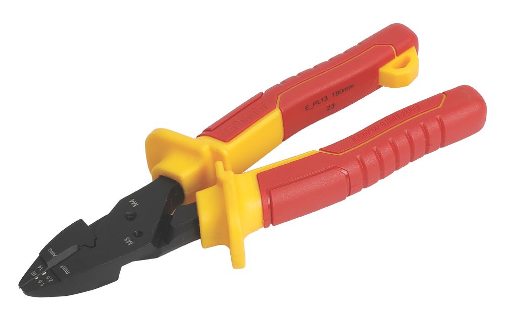 Erbauer VDE MultiFunctional Side Cutters 7" (180mm) Screwfix