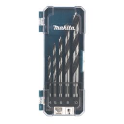 Makita  Straight Shank  Brad Point Wood Drill Bit Set 5 Pieces
