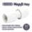 Hep2O  Plastic Push-Fit Equal Coupler 15mm