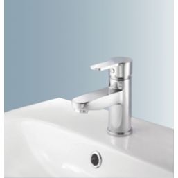 Swirl Elevate Chrome 137mm Cloakroom Lever Mono Basin Mixer Tap  With Clicker Waste