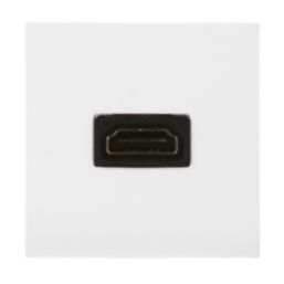 LAP Modular HDMI Socket White - Screwfix