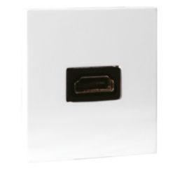 LAP Modular HDMI Socket White - Screwfix