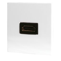LAP Modular HDMI Socket White - Screwfix