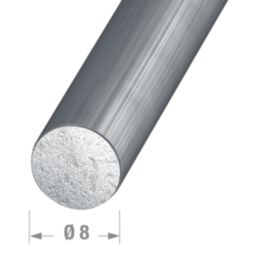 Essentials Silver Bar 1m x 8mm