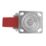 Essentials Industrial Swivel Castor 150mm Red