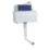Eddy Comfort Height Concealed Cistern with Flush Button 3/6Ltr