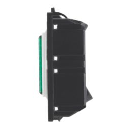 Contactum  Green Neon Power Indicator with White Inserts 230V