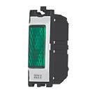 Contactum  Green Neon Power Indicator with White Inserts 230V