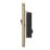 Contactum Lyric 10AX 1-Gang Intermediate Switch Brushed Brass with White Inserts