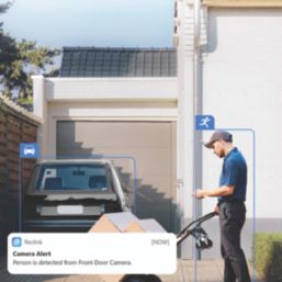 Reolink 2K Go Pro+64GB Solar-Powered White Wireless 1440p Indoor & Outdoor Bullet 4G Smart Security Camera